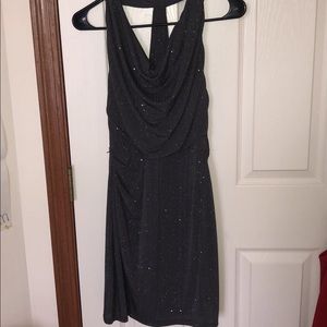 Black and Silver Sparkly Dress size Small